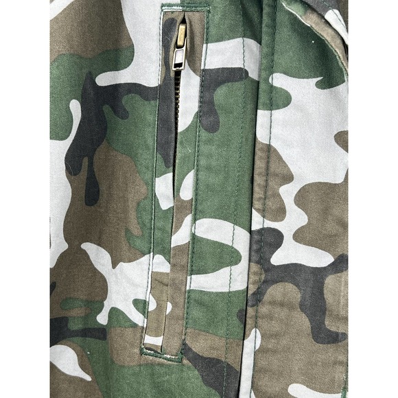 Love Tree Camo Jacket 100% Cotton Full Zip Women's Size Small - Picture 7 of 10